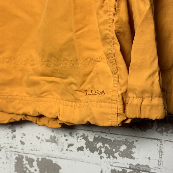Vintage L.L. Bean Anorak 1/2 Zip Jacket Size X-Large Yellow - Picture 2 of 6